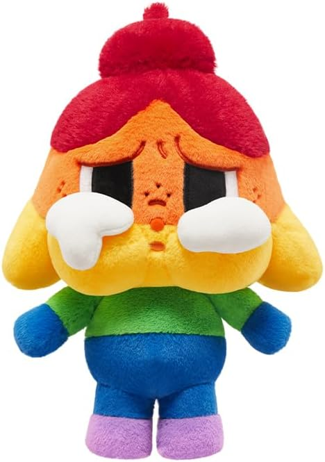 POP MART CRYBABY CHEER UP, BABY! SERIES - Boneca de peluche de 6,35 cm, personagem articulada, design premium, presente para mulheres, figura de ação de brinquedo chique e favorita dos fãs