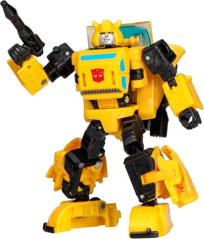 Figura de ação Transformers Legacy Deluxe Class Origin Bumblebee
