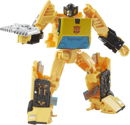Transformers Generations War for Cybertron: Earthrise Deluxe WFC-E36 Sunstreaker - Figura de Acção - Para Crianças a partir dos 8 Anos, 14 cm