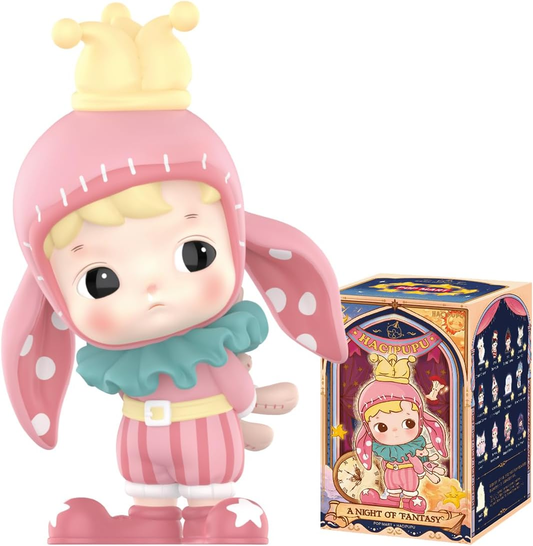 POP MART HACIPUPU Uma Noite de Fantasia Série - 1 Caixa com Figura de Ação Colecionável Premium. Design chic e encantador, presente ideal para mulheres e fãs de art toys. Item favorito para colecionadores, perfeito para decoração ou exibição.