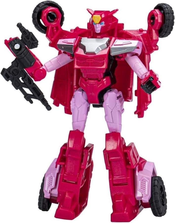 Transformers Hasbro Toys EarthSpark Warrior Class Elita-1 Action Figure, 12,7 cm, Brinquedos Robôs para Crianças a partir dos 6 Anos