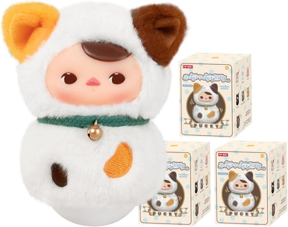 POP MART PUCKY Poko's Adventure Series Figuras 1 Caixa Design Premium Presentes para Mulheres Fãs-Favorito Colecionável Chic Art Toy Figura de Ação