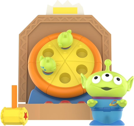 POP MART Pixar Alien Party Games Série de Personagens Colecionáveis 1 Caixa 2,5 polegadas Personagem Articulado Design Premium presentes para mulheres Brinquedo Colecionável Favorito dos Fãs Figura de Ação de Brinquedo de Arte