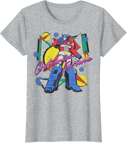 Transformers Retro Optimus Prime 80's Print T-Shirt