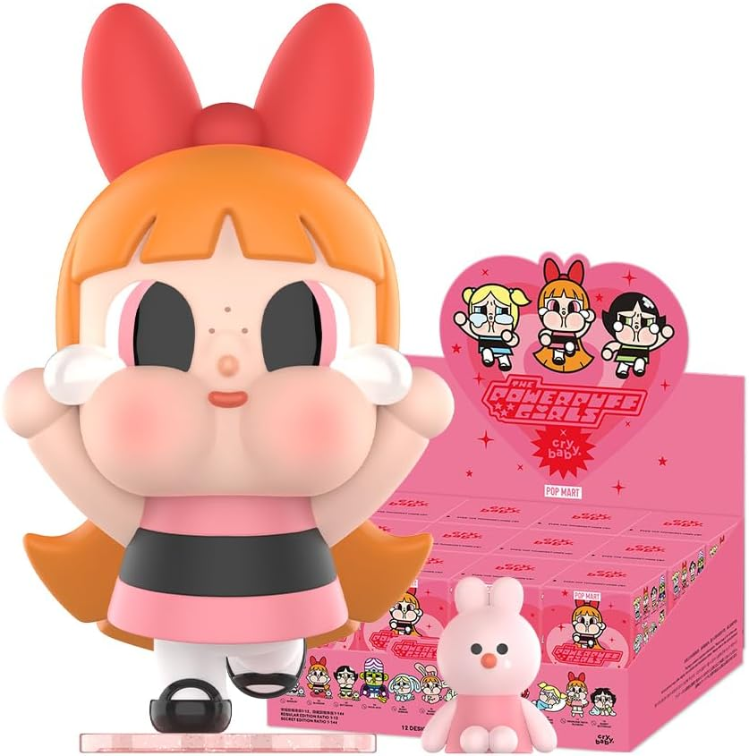 POP MART CRYBABY CHEER UP, BABY! SERIES - Bonecos de peluche da série 1 caixa de 2,5 polegadas, bonecos de ação articulados, design premium, presentes para fãs - brinquedo colecionável favorito