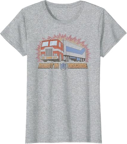 T-Shirt Transformers Optimus Prime Robot Disfarçado