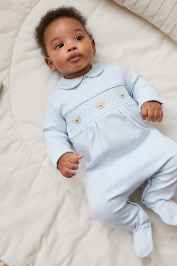 |BabyBoy| Macacão Sem Pés Para Bebê Com Zíper 3 Pacotes - Teal Blue (0 meses a 3 anos)