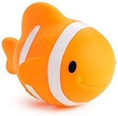 Munchkin Tema de animais flutuantes do oceano, brinquedos de esguicho de banho para bebês, 4 contagens (pacote com 1)