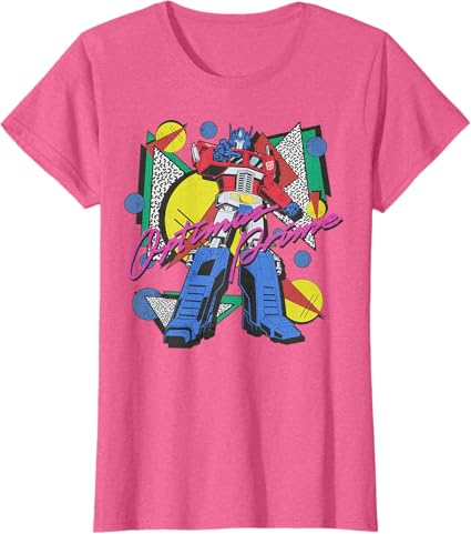 Transformers Retro Optimus Prime 80's Print T-Shirt