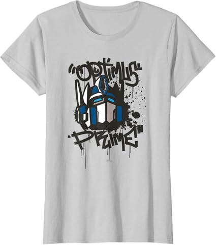 T-shirt Transformers Classic Optimus Prime com retrato em grafite
