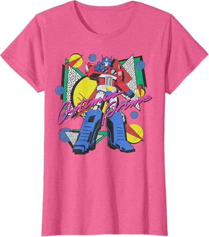 Transformers Retro Optimus Prime 80's Print T-Shirt