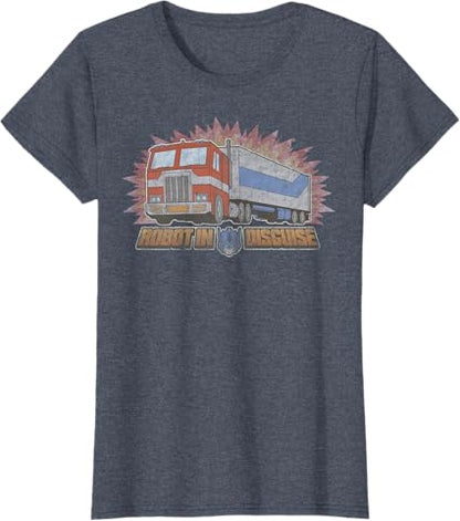 T-Shirt Transformers Optimus Prime Robot Disfarçado