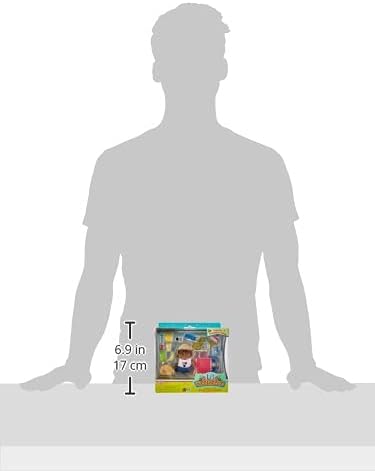 Li'l Woodzeez WZ6702Z Pla Variety Li'l Woodzeez - Conjunto de 20 peças para sala de aula e playground com móveis e acessórios escolares - brinquedos em miniatura e conjuntos de jogos para crianças de 3 anos ou mais, multicolorido, M