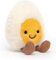 Jellycat Ovo cozido divertido - C: 4 cm x C: 8 cm x A: 14 cm