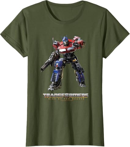 T-shirt de corpo inteiro Transformers: A Ascensão das Feras Optimus Prime