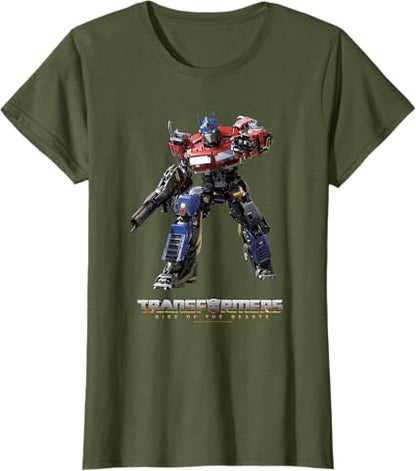 T-shirt de corpo inteiro Transformers: A Ascensão das Feras Optimus Prime