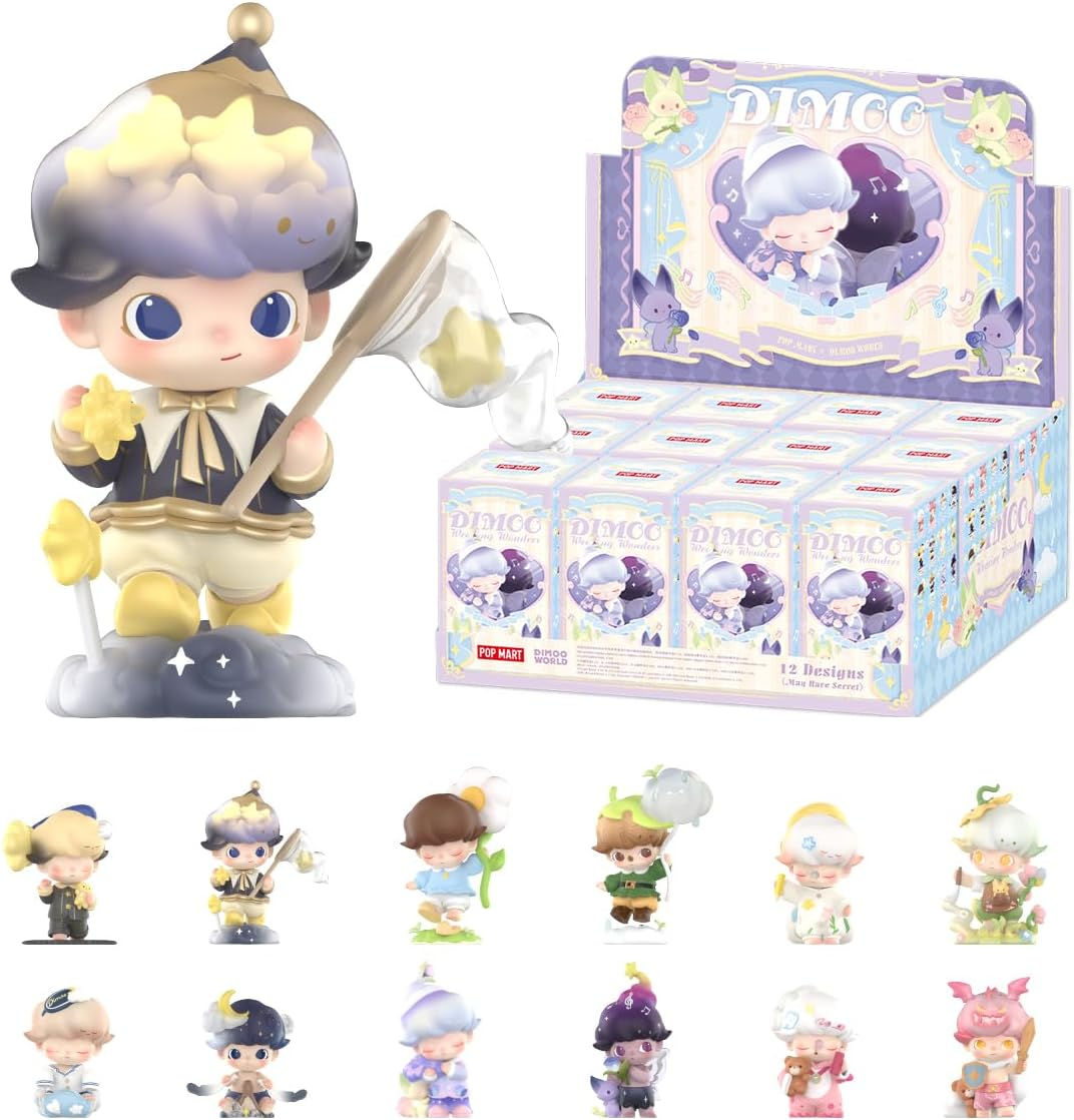 POP MART DIMOO WORLD X DISNEY Series-Mickey Bolsa de Peluche em Vinil 1 Caixa Personagem Articulado Design Premium Presentes Fã-Favorito Brinquedo Colecionável Figura de Acção de Brinquedo de Arte