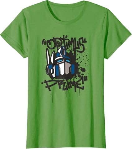 T-shirt Transformers Classic Optimus Prime com retrato em grafite