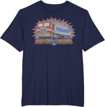 T-Shirt Transformers Optimus Prime Robot Disfarçado