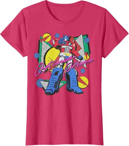 Transformers Retro Optimus Prime 80's Print T-Shirt