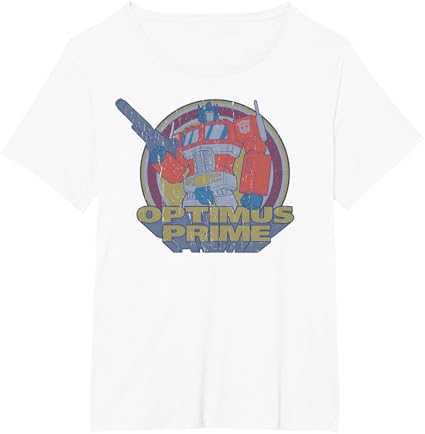 T-shirt Transformers Optimus Prime Retro Portrait