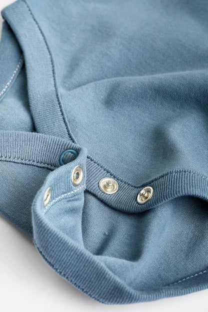 |BabyGirl| Body De Manga Comprida Para Bebê Modern Blue Com 5 Unidades - Modern Blue