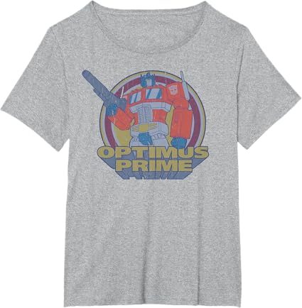 T-shirt Transformers Optimus Prime Retro Portrait