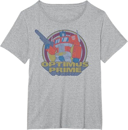 T-shirt Transformers Optimus Prime Retro Portrait