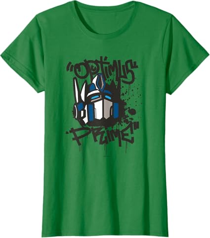 T-shirt Transformers Classic Optimus Prime com retrato em grafite