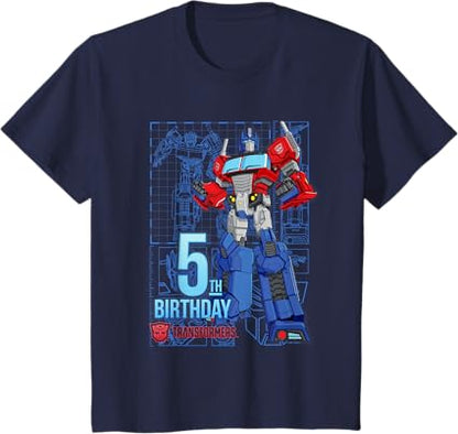 T-Shirt TRANSFORMERS Optimus Prime 5th Birthday