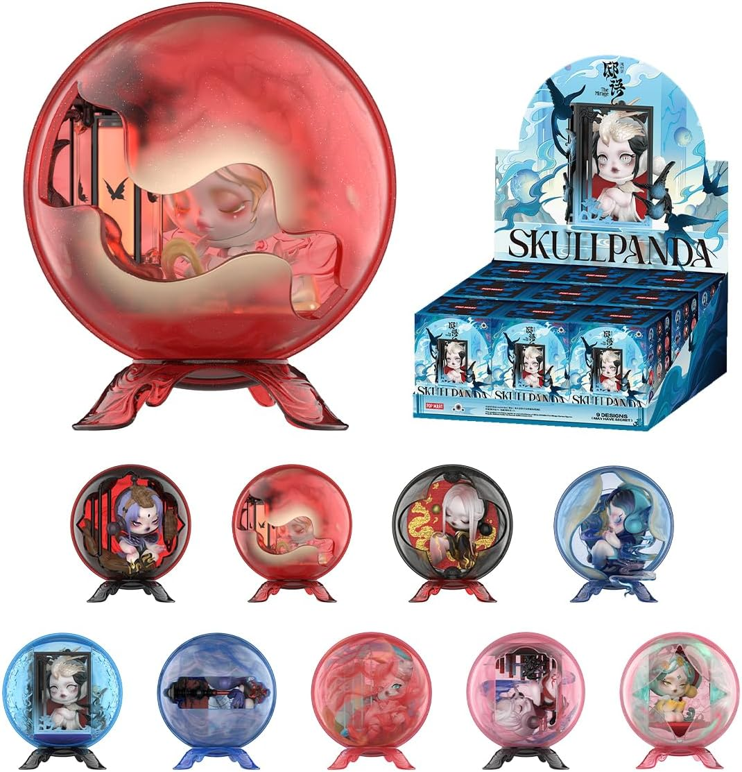 POP MART SKULLPANDA x HAMCUS 1/6 Figura de ação Design Premium Presentes para Mulheres Figura de ação de brinquedo de arte chique colecionável favorita dos fãs