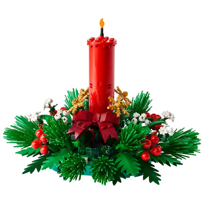 LEGO Icons 40743 Decoração de Mesa de Natal Conjunto de Velas de Natal
