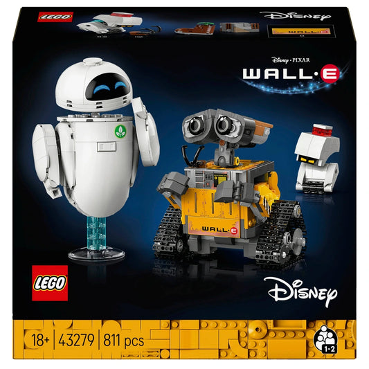 Conjunto LEGO Disney 43279 WALL-E e EVE para adultos