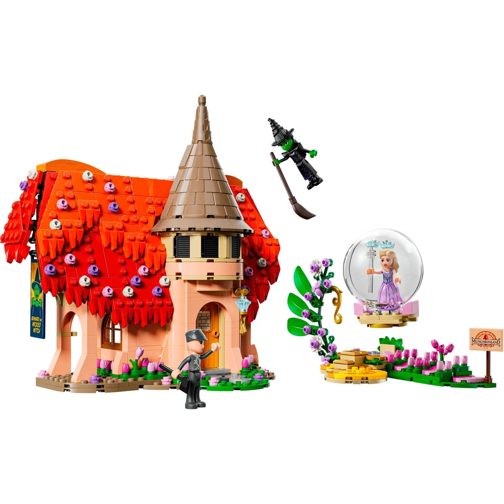 Conjunto LEGO Wicked 75690 Glinda e Elphaba Visitam Munchkinland