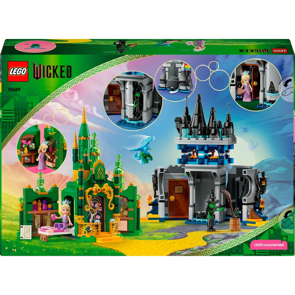 LEGO Conjunto Wicked 75689 Cidade Esmeralda e Castelo Kiamo Ko