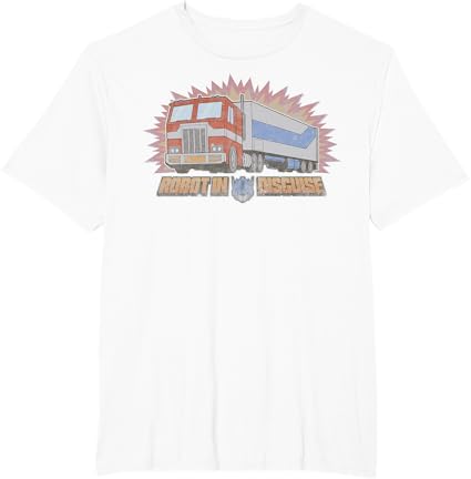 T-Shirt Transformers Optimus Prime Robot Disfarçado