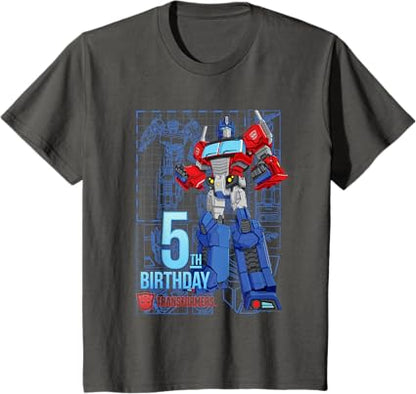 T-Shirt TRANSFORMERS Optimus Prime 5th Birthday