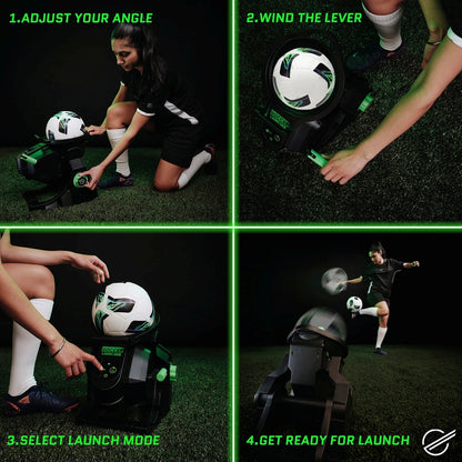 Conjunto de treinamento de futebol Strikesphere Soccer Launcher
