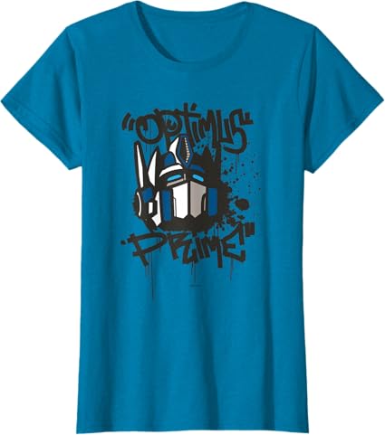 T-shirt Transformers Classic Optimus Prime com retrato em grafite