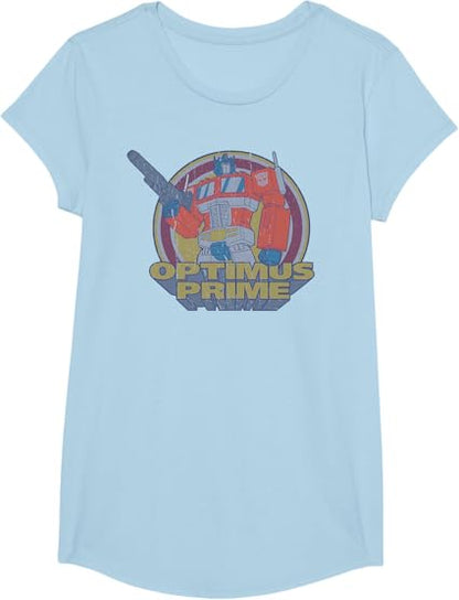 T-shirt Transformers Optimus Prime Retro Portrait