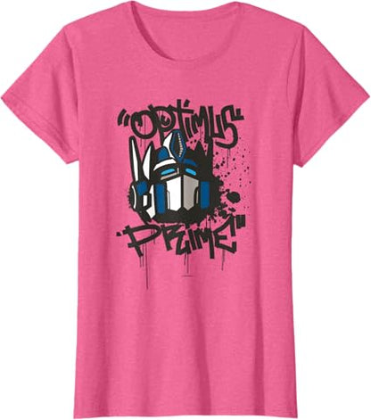 T-shirt Transformers Classic Optimus Prime com retrato em grafite