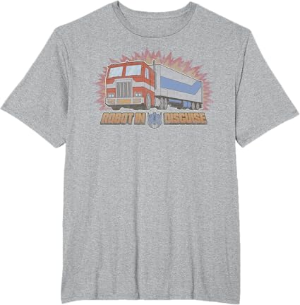 T-Shirt Transformers Optimus Prime Robot Disfarçado