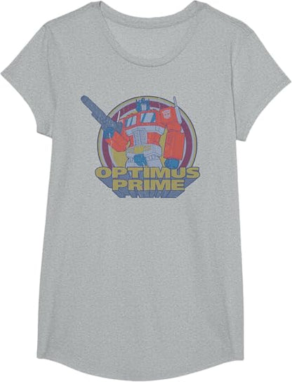 T-shirt Transformers Optimus Prime Retro Portrait