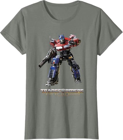 T-shirt de corpo inteiro Transformers: A Ascensão das Feras Optimus Prime