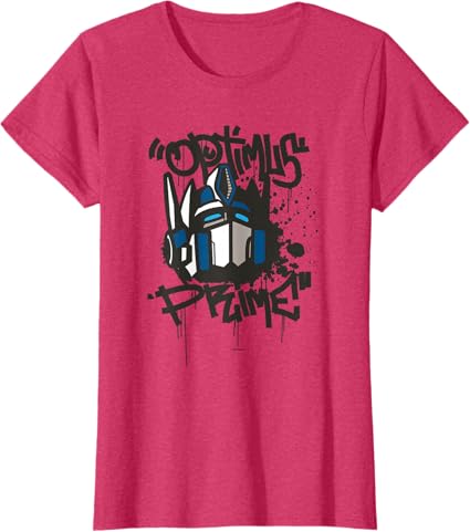 T-shirt Transformers Classic Optimus Prime com retrato em grafite