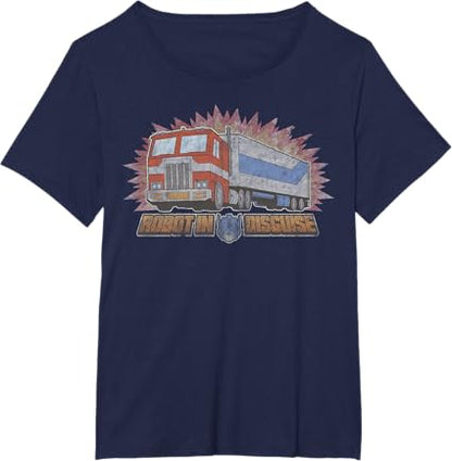 T-Shirt Transformers Optimus Prime Robot Disfarçado