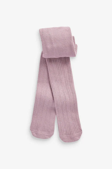 |BabyGirl| Pacote De 2 Meias-Calças Para Bebê - Pink Pontelle (0 meses a 2 anos)
