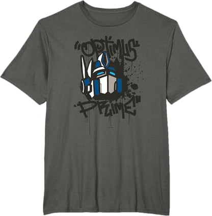 T-shirt Transformers Classic Optimus Prime com retrato em grafite