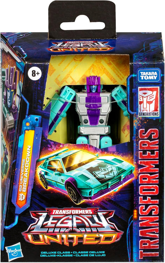 Figura de ação Transformers Legacy Deluxe Class G2 Universe Breakdown