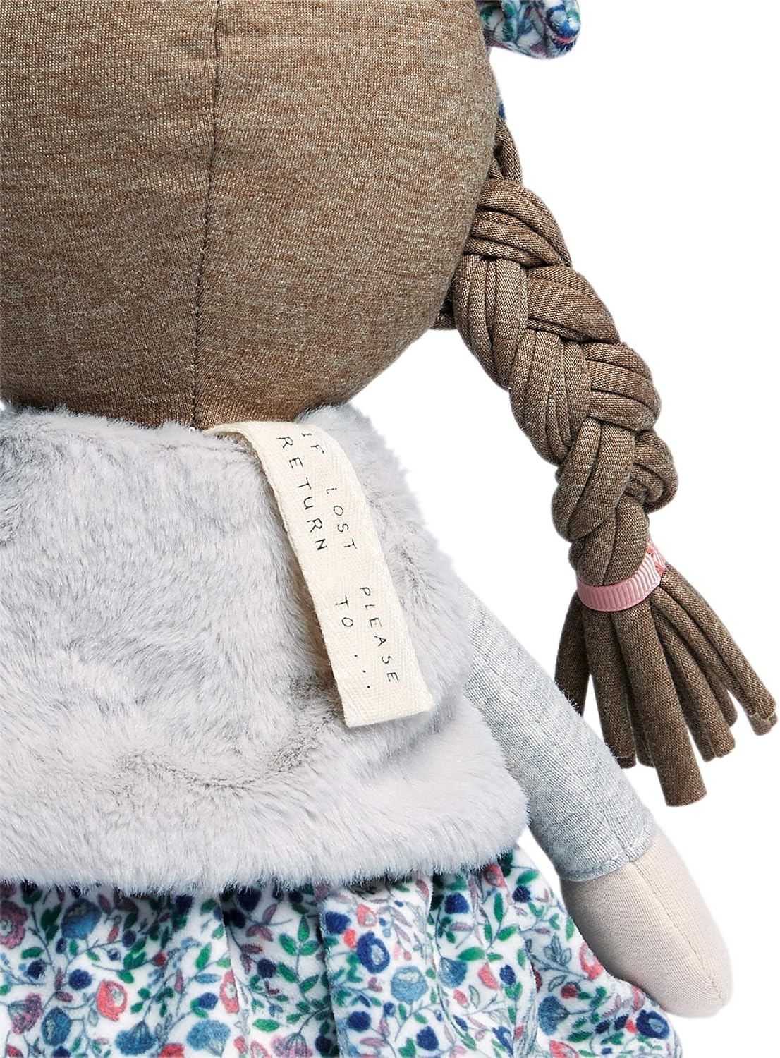 Boneca de pano Bella super macia e fofinha Mamas & Papas, adequada desde o nascimento, lavável à máquina, boneca de pano Bella